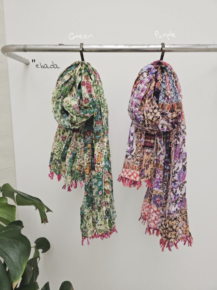 EBADA韓國代購女裝新款26春夏真品休閑熱賣人氣職業圍巾披肩EBADA圍巾/披肩