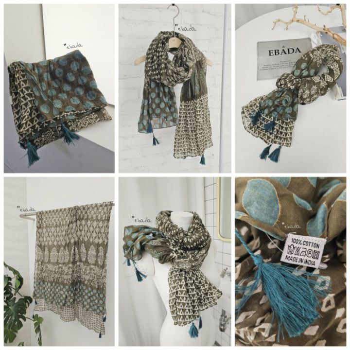 EBADA東大門代購女裝新款休閑推薦職業人氣時尚26春夏圍巾披肩EBADA圍巾/披肩