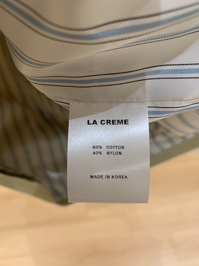 LA CREME東大門實拍女裝新品真品時尚休閑熱賣長款風衣高領LA CREME長款風衣