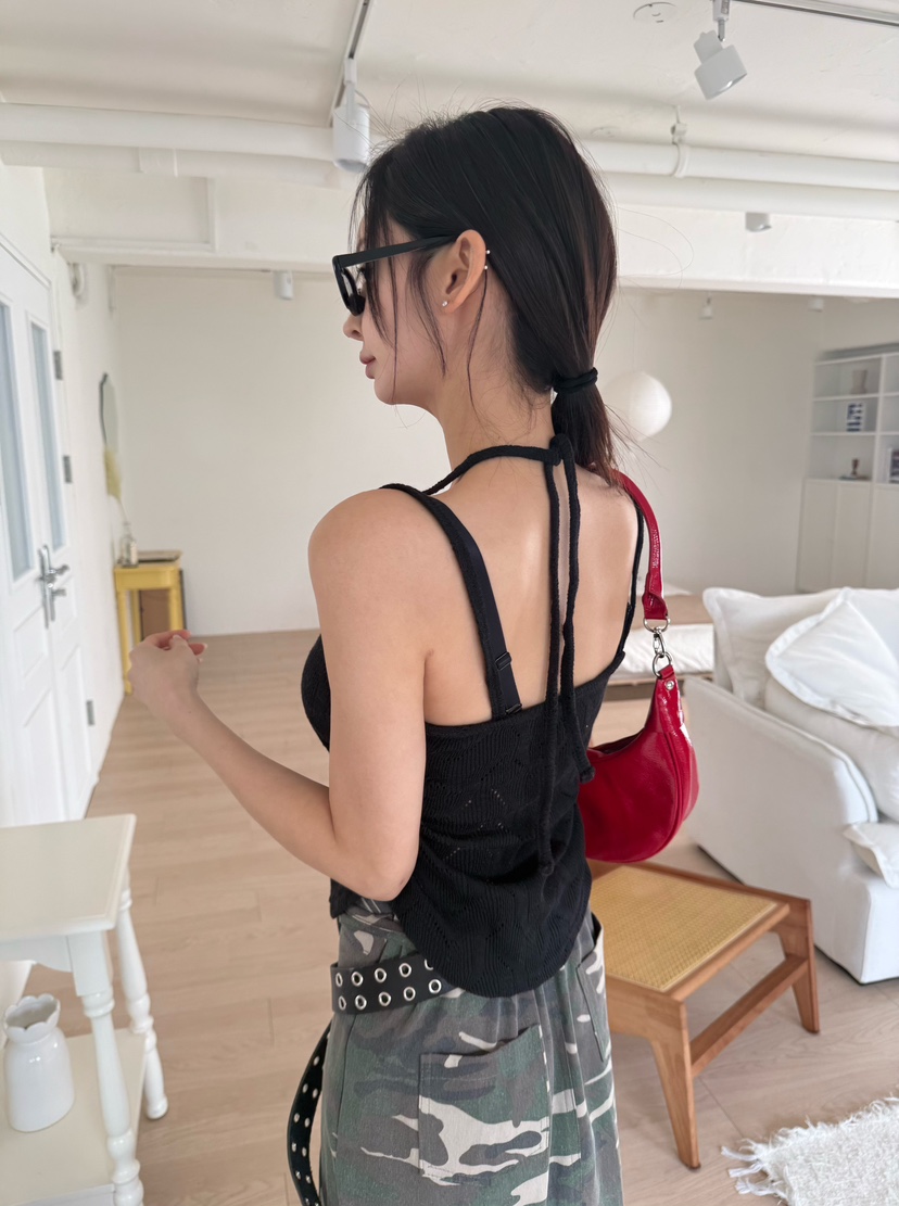 DENVER韓國代購女裝新品休閑時尚真品職業人氣26春夏吊帶背心DENVER吊帶/背心