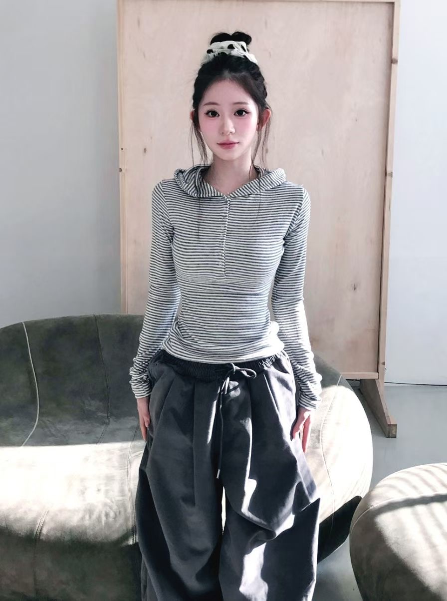 BUTTON 12韓國代購女裝新品職業真品時尚推薦休閑熱賣衛衣BUTTON 12衛衣