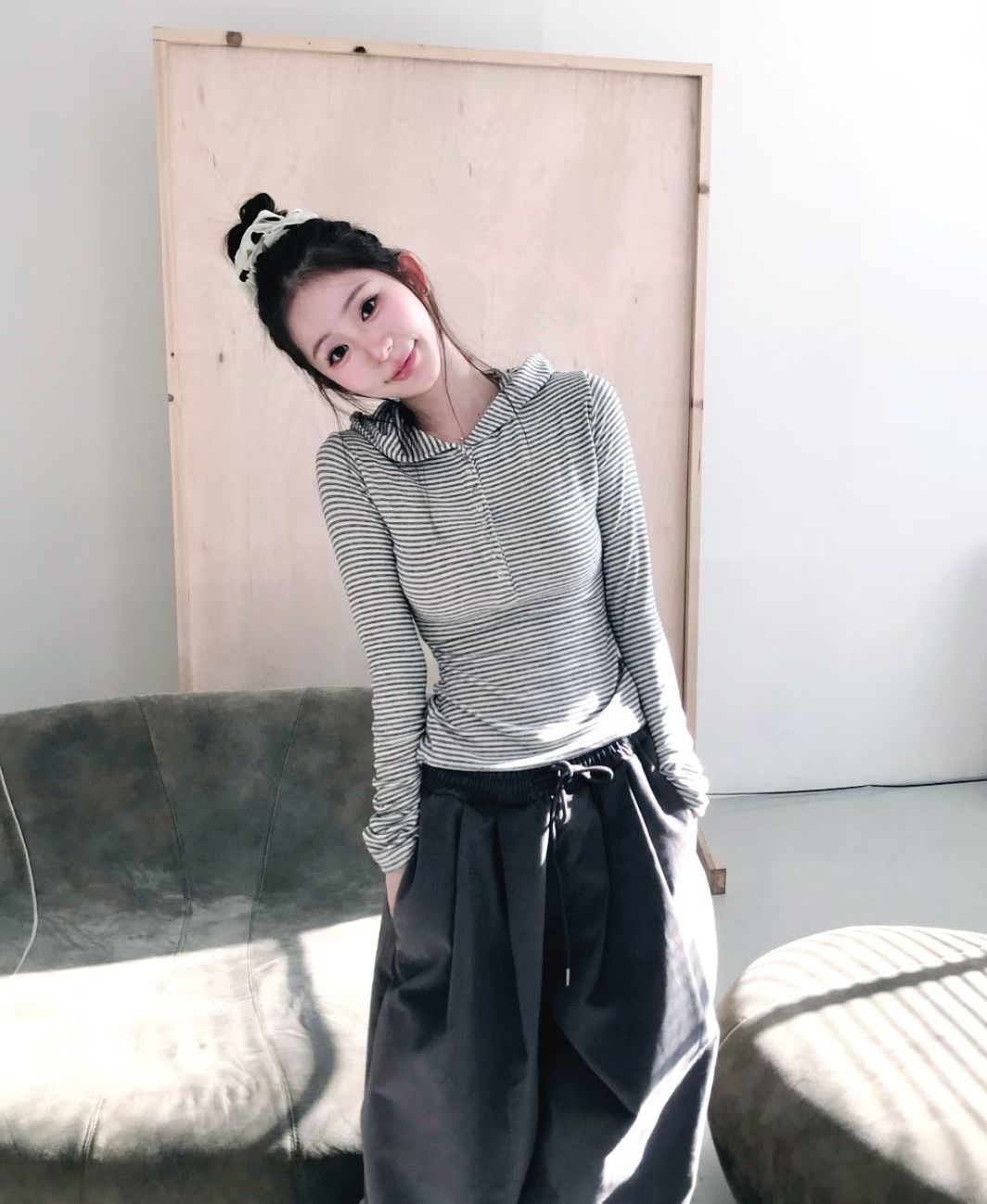 BUTTON 12韓國代購女裝新品職業真品時尚推薦休閑熱賣衛衣BUTTON 12衛衣