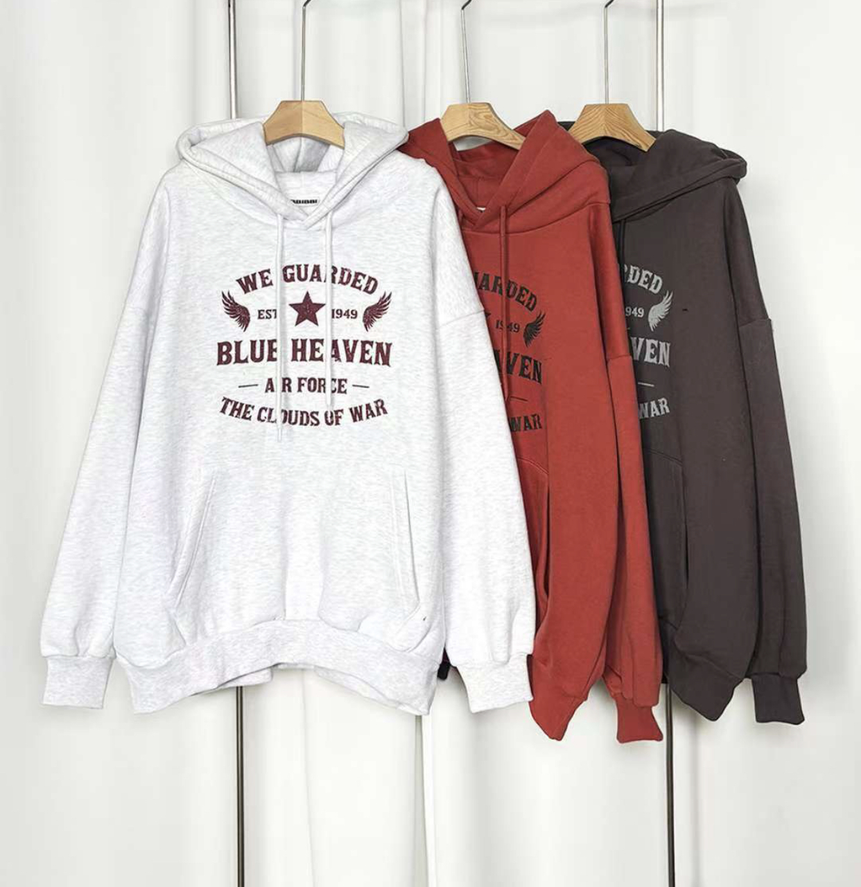 BBIBBICO韓國代購女裝新品推薦時尚真品26春夏職業人氣衛衣BBIBBICO衛衣圖色3左三色