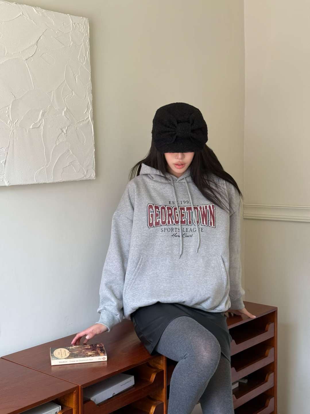 BBIBBICO東大門直郵女裝新款職業時尚真品熱賣休閑26春夏衛衣BBIBBICO衛衣圖色2