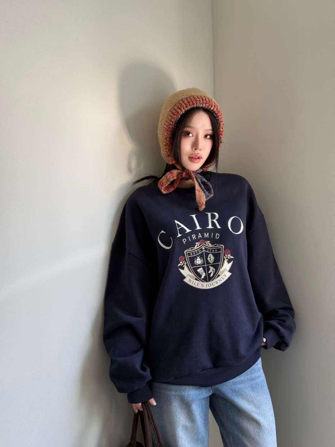 BBIBBICO東大門代購女裝新款真品職業推薦休閑熱賣人氣衛衣BBIBBICO衛衣