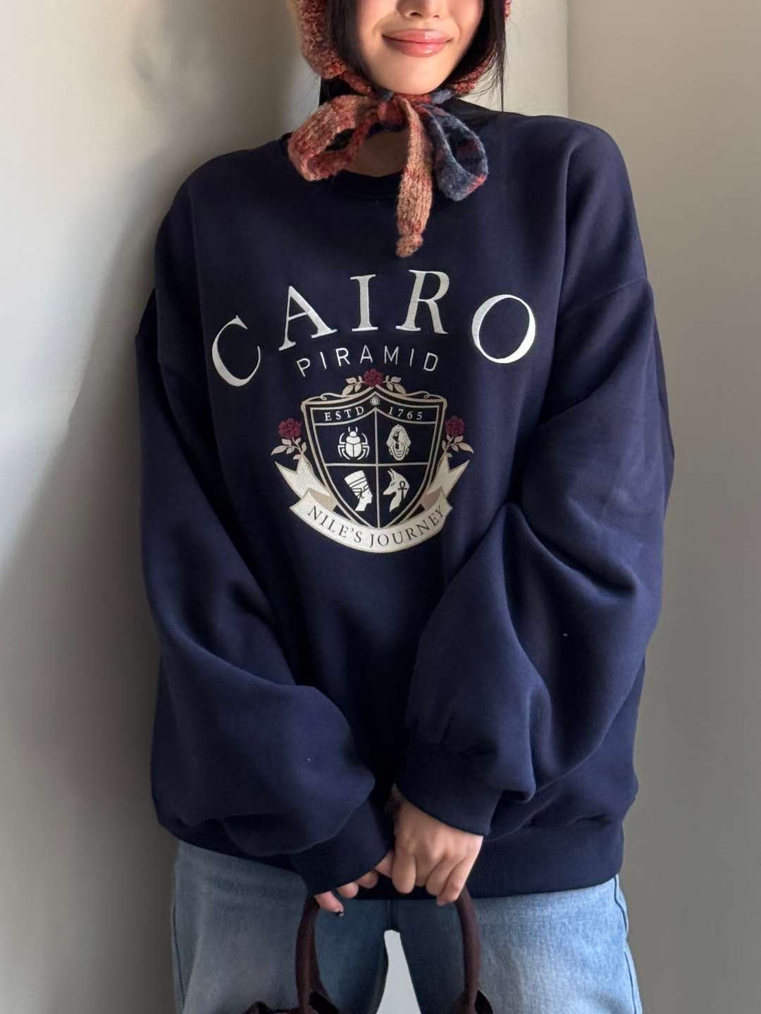 BBIBBICO東大門代購女裝新款真品職業推薦休閑熱賣人氣衛衣BBIBBICO衛衣圖色3