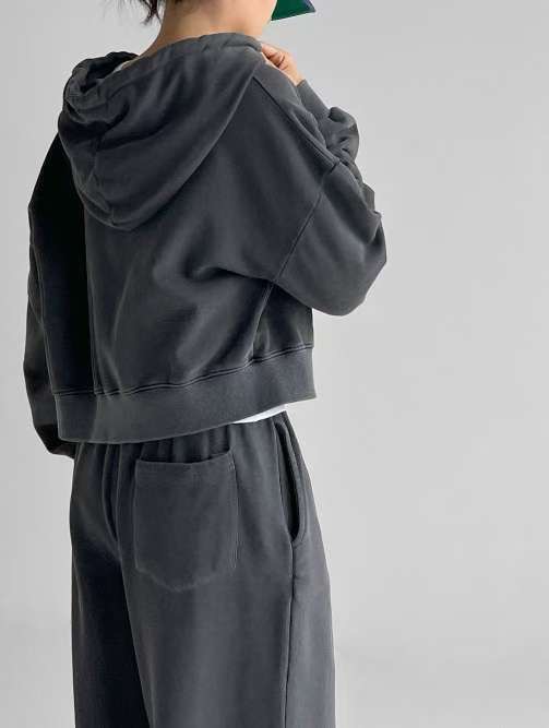 BBIBBICO韓國直郵女士新款休閑26春夏時尚夾克連帽拉鏈衫BBIBBICO夾克