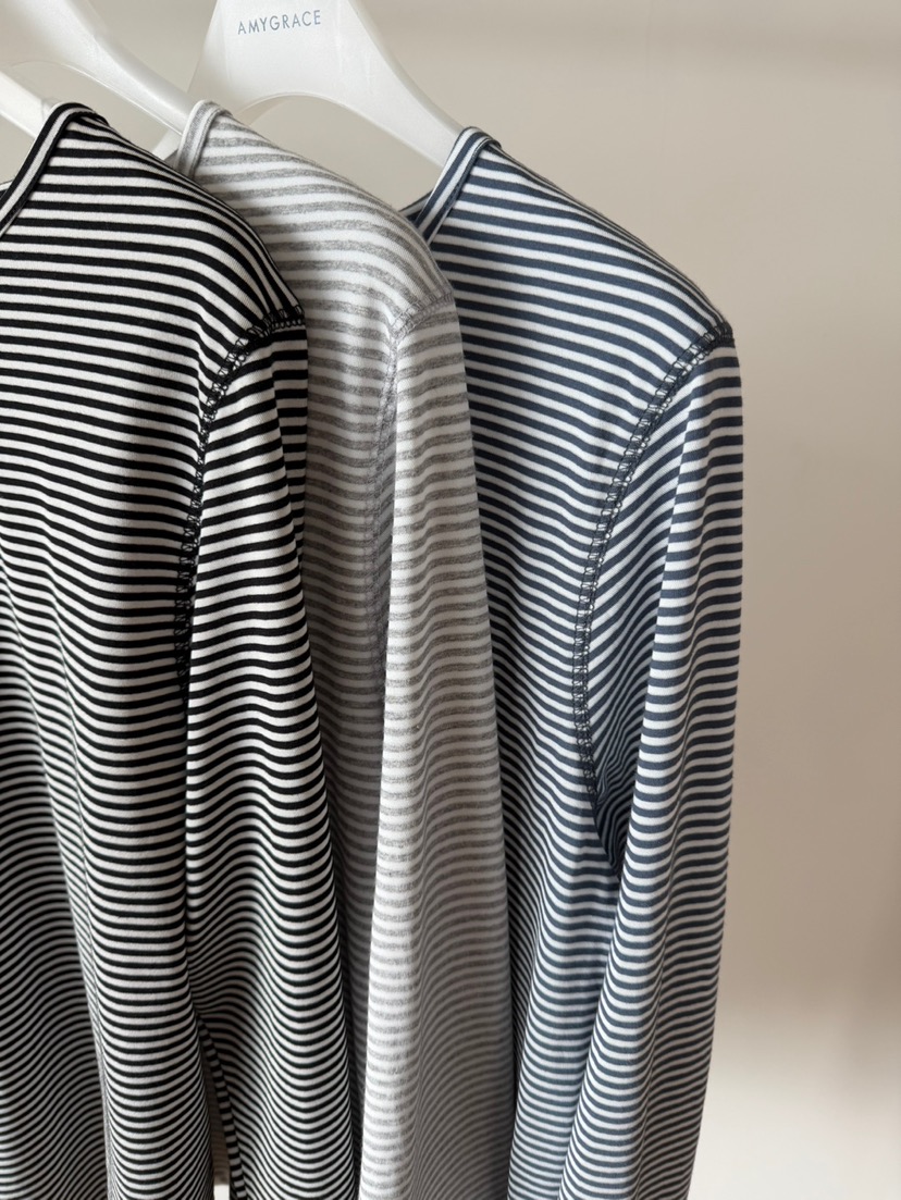 AMY GRACE東大門實拍女裝新品人氣熱賣休閑26春夏長袖T恤AMY GRACE長袖T恤