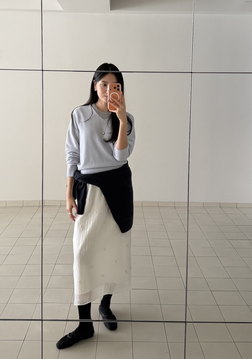 AMY GRACE東大門實拍女裝新品人氣熱賣休閑26春夏長袖T恤AMY GRACE長袖T恤