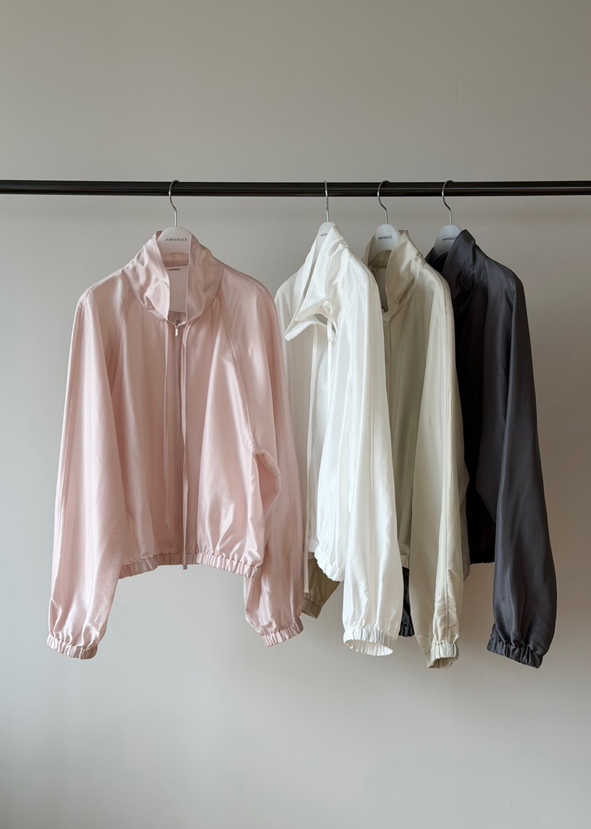 AMY GRACE東大門直郵女士新款熱賣休閑職業襯衫蕾絲衫拉鏈AMY GRACE襯衫/蕾絲衫