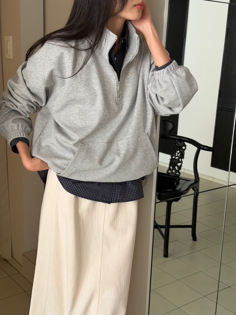 AMY GRACE東大門代購女士新品休閑時尚真品熱賣衛衣拉鏈AMY GRACE衛衣