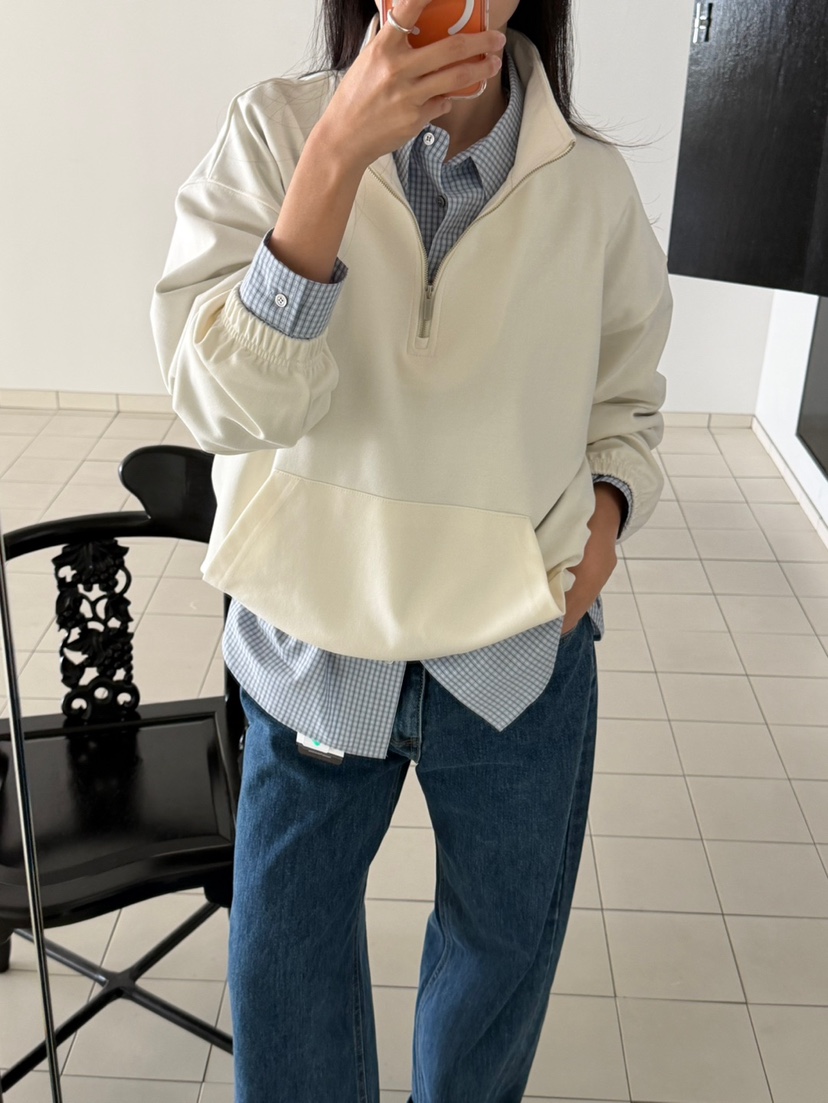 AMY GRACE東大門代購女士新品休閑時尚真品熱賣衛衣拉鏈AMY GRACE衛衣