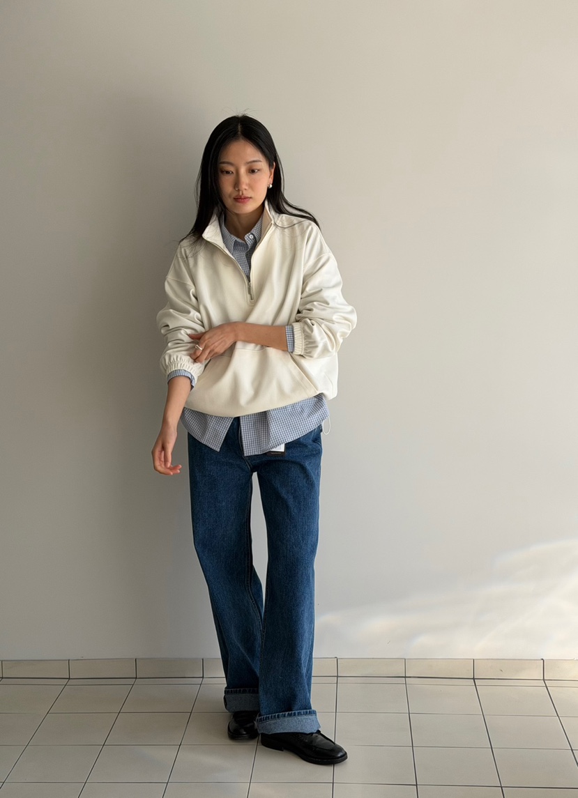 AMY GRACE東大門代購女士新品休閑時尚真品熱賣衛衣拉鏈AMY GRACE衛衣