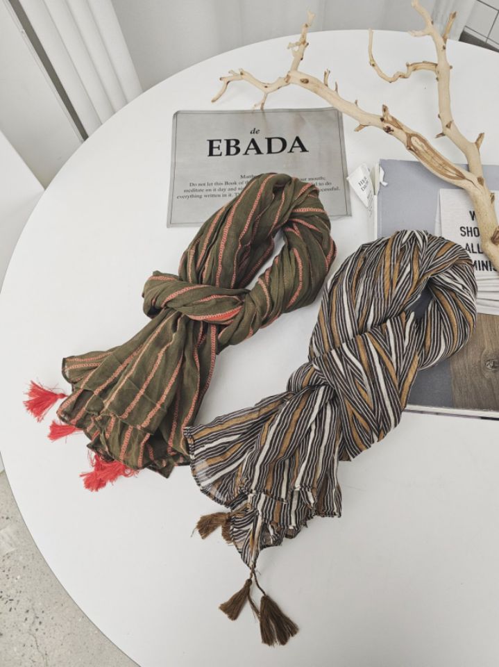 EBADA東大門代購女裝新款熱賣休閑26春夏人氣職業圍巾披肩EBADA圍巾/披肩