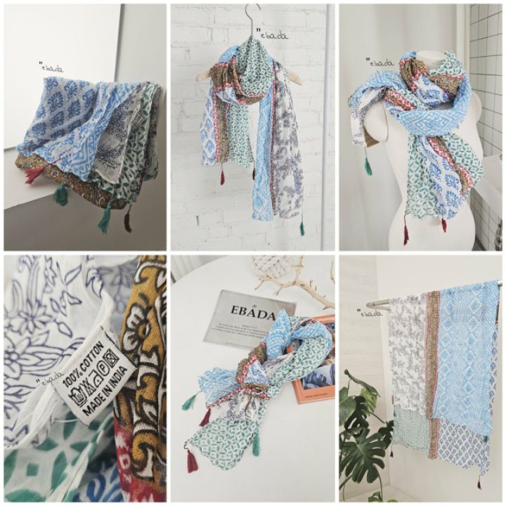 EBADA韓國代購女裝新品真品職業推薦休閑熱賣26春夏圍巾披肩EBADA圍巾/披肩