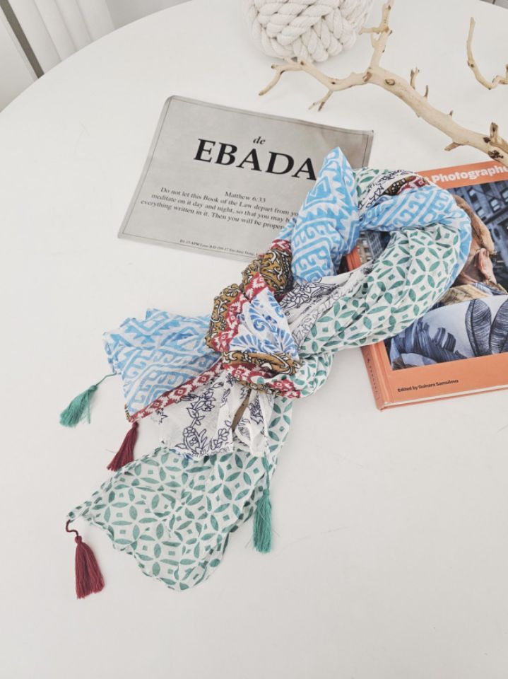 EBADA韓國代購女裝新品真品職業推薦休閑熱賣26春夏圍巾披肩EBADA圍巾/披肩圖色1