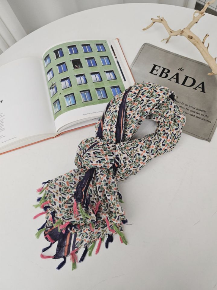 EBADA東大門代購女裝新品休閑職業推薦人氣熱賣26春夏圍巾披肩EBADA圍巾/披肩圖色1