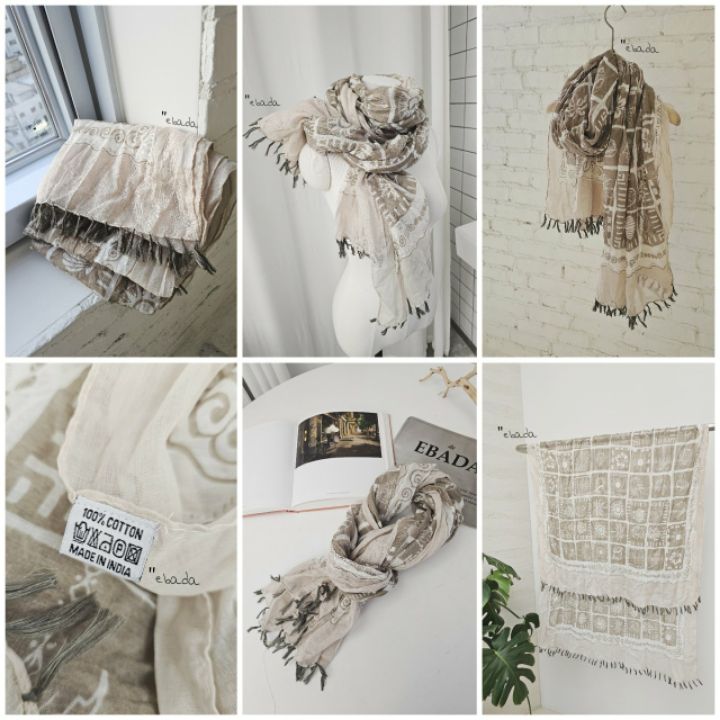 EBADA東大門代購女裝新品人氣時尚真品26春夏職業圍巾披肩EBADA圍巾/披肩