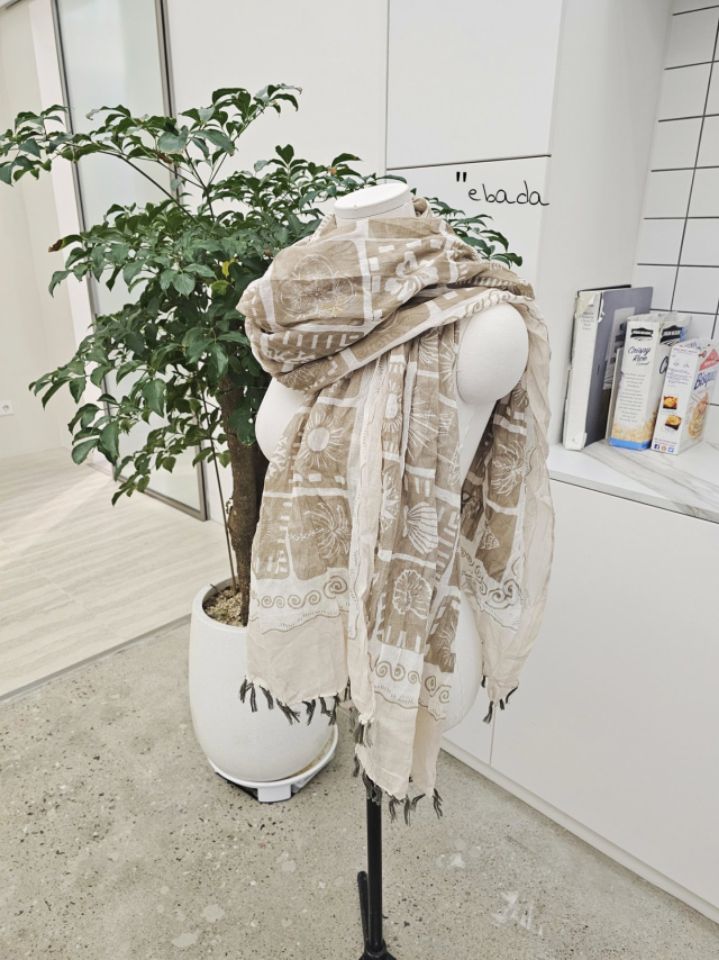 EBADA東大門代購女裝新品人氣時尚真品26春夏職業圍巾披肩EBADA圍巾/披肩