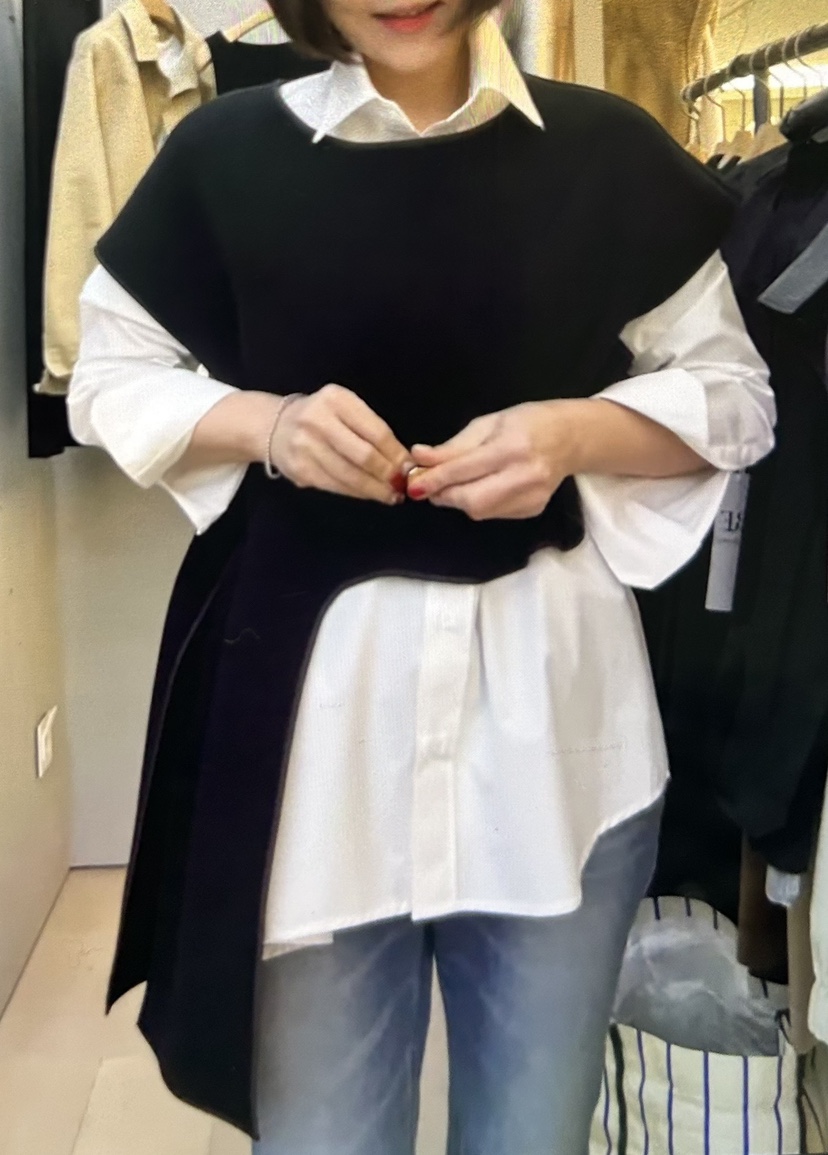 PLUS HONG-P東大門實拍女裝新款推薦職業熱賣休閑吊帶背心LORA FAMILY/PLUS HONG吊帶/背心