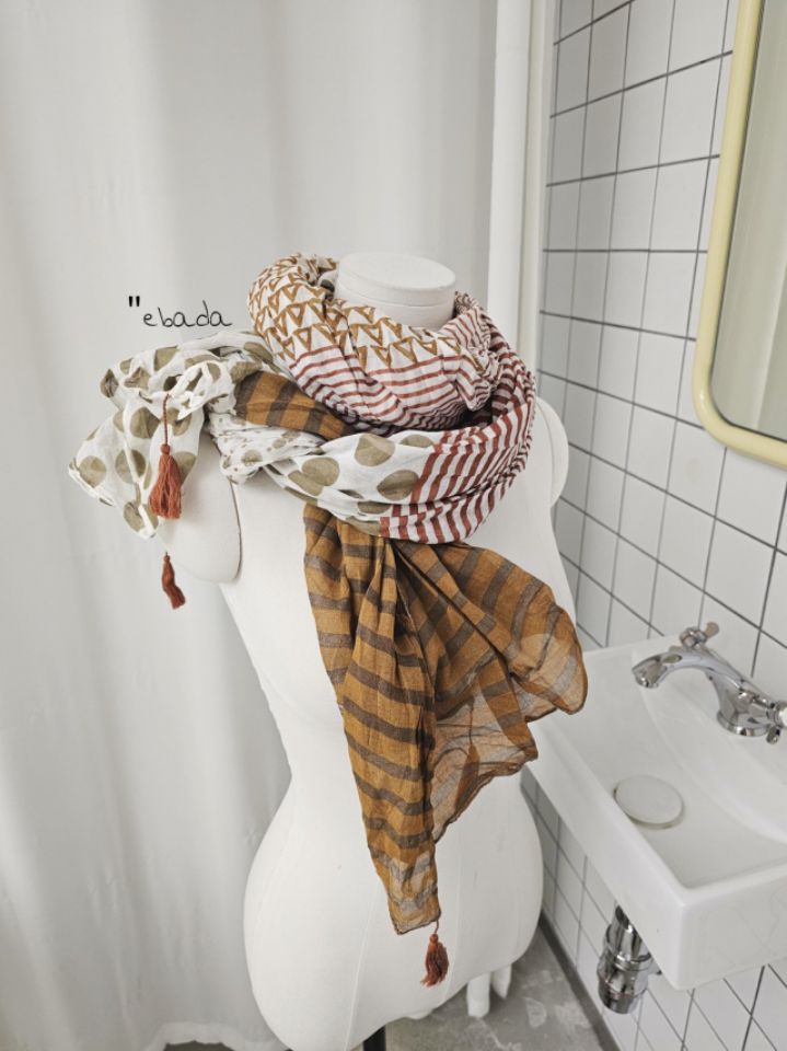 EBADA東大門直郵女士新款休閑熱賣時尚真品推薦職業圍巾披肩EBADA圍巾/披肩