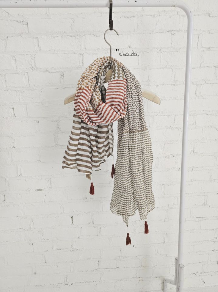 EBADA東大門直郵女士新款休閑熱賣時尚真品推薦職業圍巾披肩EBADA圍巾/披肩圖色1