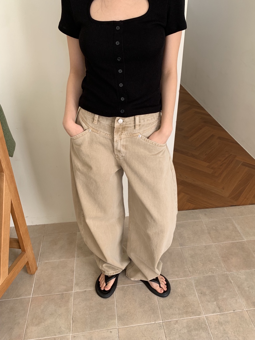 SUNDER MARKET韓國代購女裝新品26春夏時尚熱賣推薦休閑褲SUNDER MARKET休閑褲