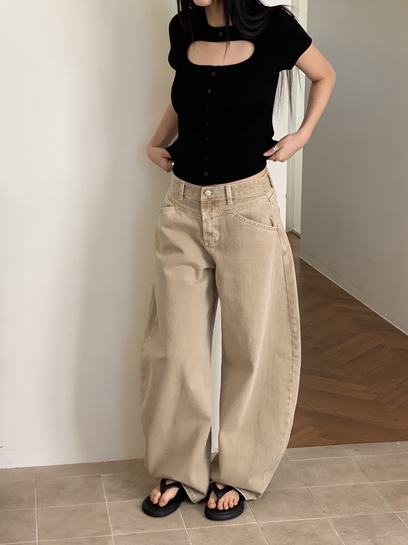 SUNDER MARKET韓國代購女裝新品26春夏時尚熱賣推薦休閑褲SUNDER MARKET休閑褲