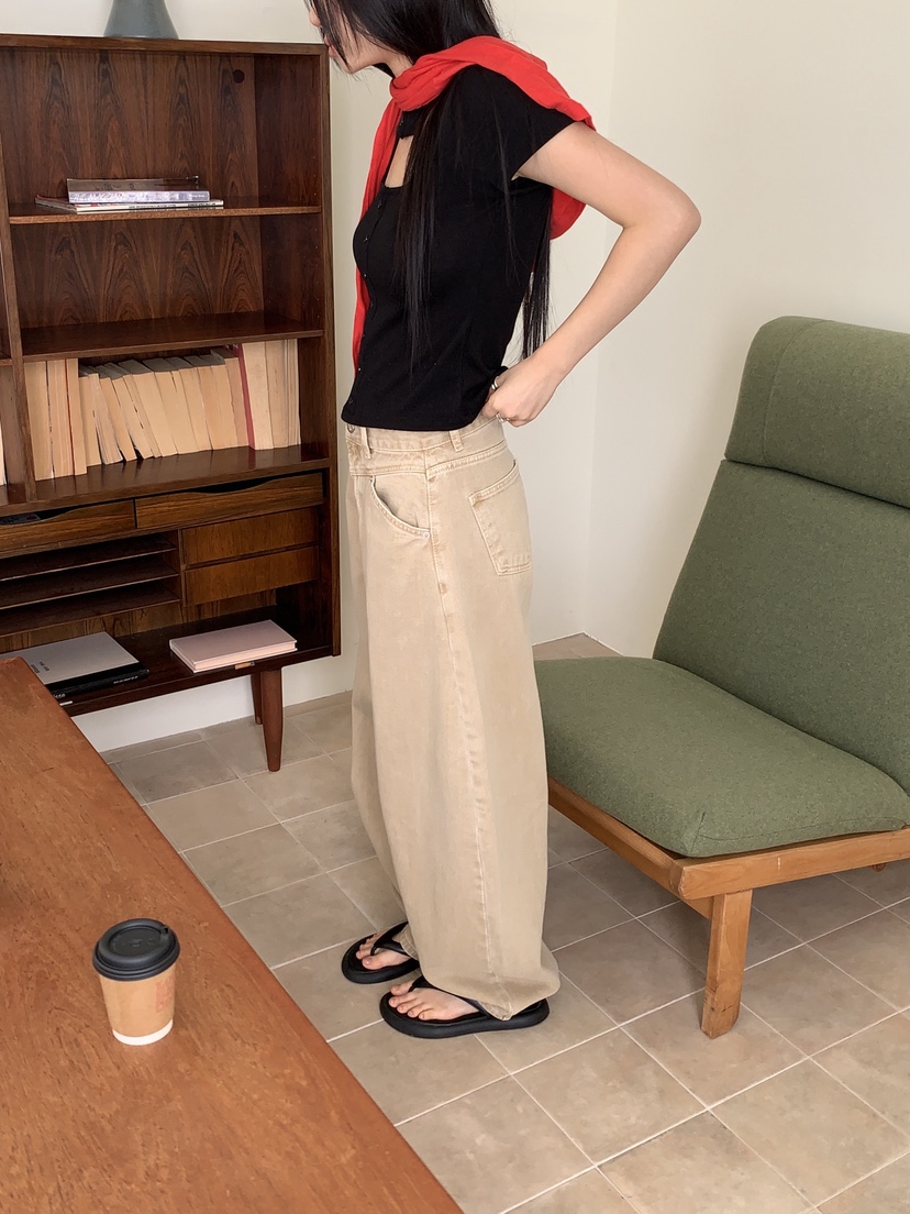 SUNDER MARKET韓國代購女裝新品26春夏時尚熱賣推薦休閑褲SUNDER MARKET休閑褲