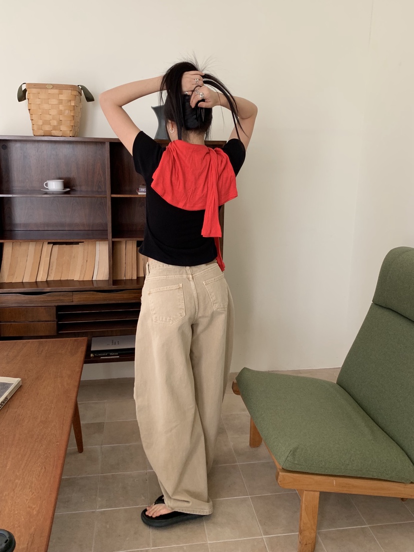 SUNDER MARKET韓國代購女裝新品26春夏時尚熱賣推薦休閑褲SUNDER MARKET休閑褲