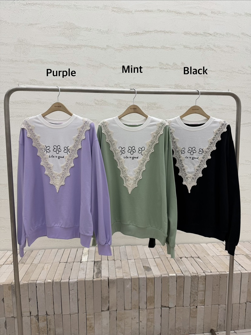 LOVABLE東大門實拍女裝新品職業休閑推薦時尚熱賣人氣衛衣LOVABLE衛衣