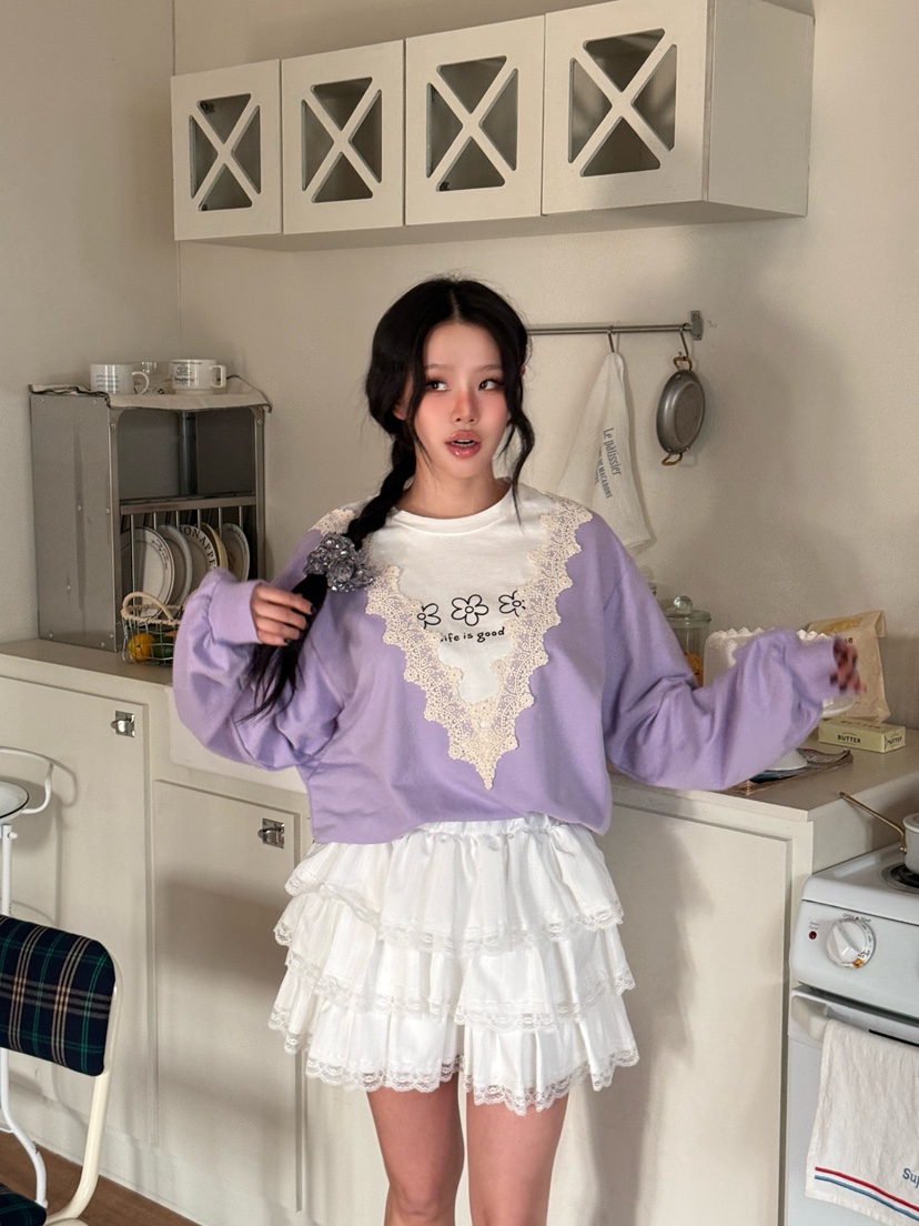 LOVABLE東大門實拍女裝新品職業休閑推薦時尚熱賣人氣衛衣LOVABLE衛衣