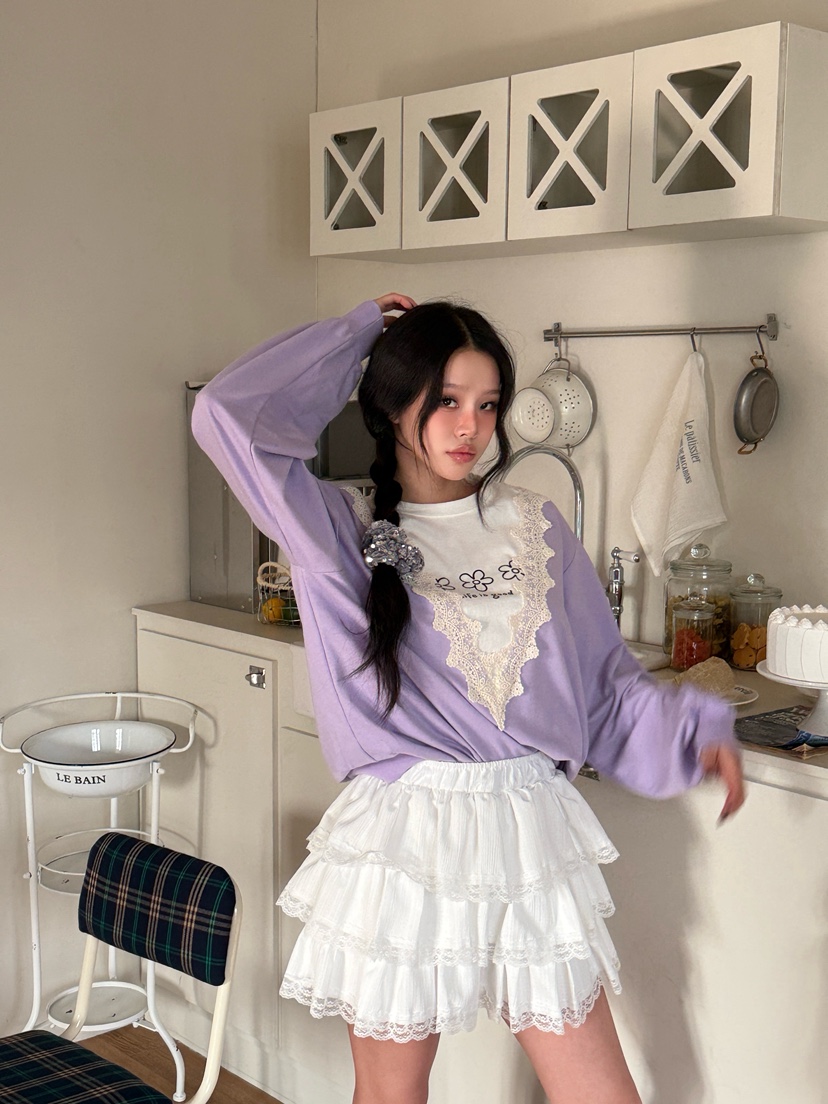 LOVABLE東大門實拍女裝新品職業休閑推薦時尚熱賣人氣衛衣LOVABLE衛衣