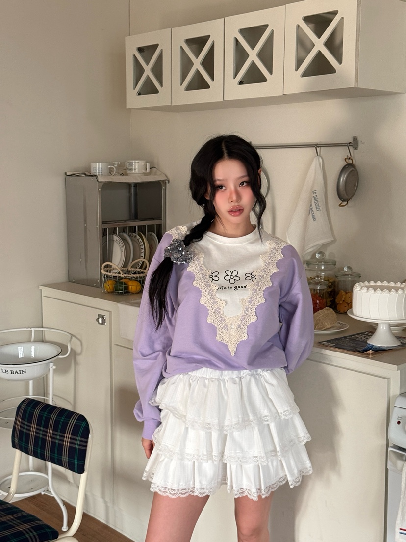 LOVABLE東大門實拍女裝新品職業休閑推薦時尚熱賣人氣衛衣LOVABLE衛衣