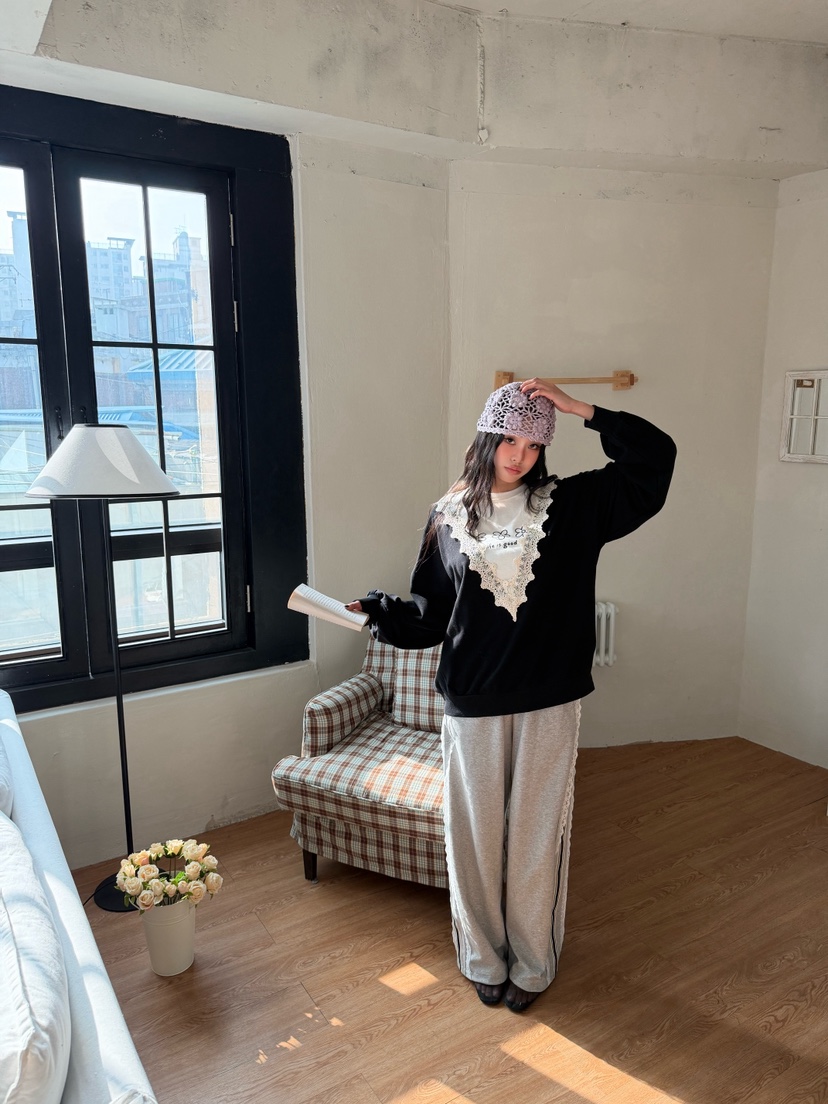 LOVABLE東大門實拍女裝新品職業休閑推薦時尚熱賣人氣衛衣LOVABLE衛衣