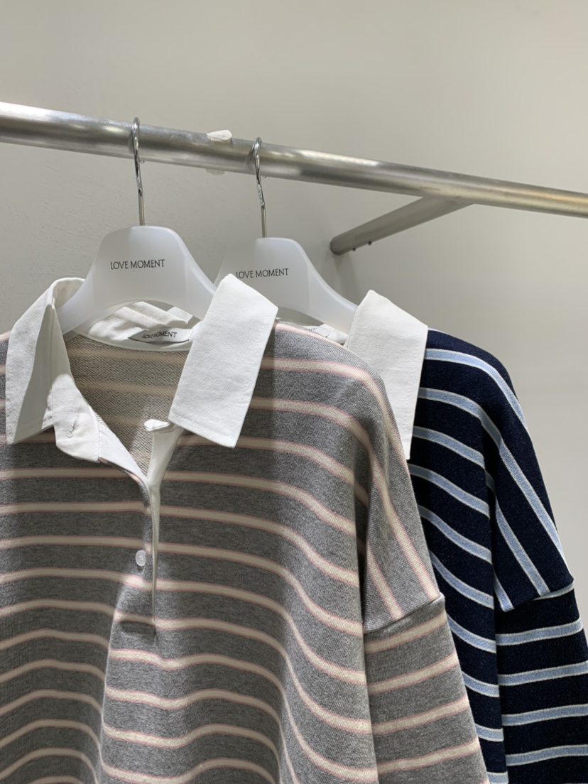 LOVE MOMENT東大門實拍女裝新品人氣時尚推薦職業長袖T恤LOVE MOMENT長袖T恤