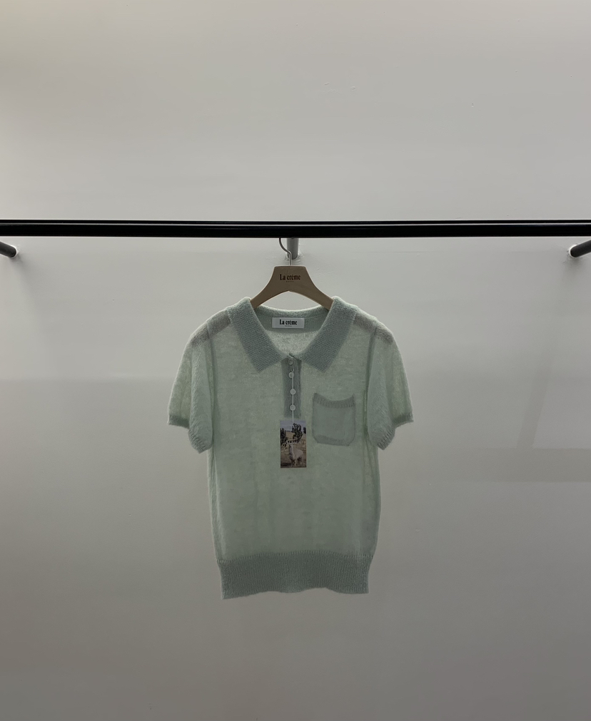 LA CREME東大門代購女裝新款26春夏職業休閑人氣針織衫羊駝LA CREME針織衫圖色2