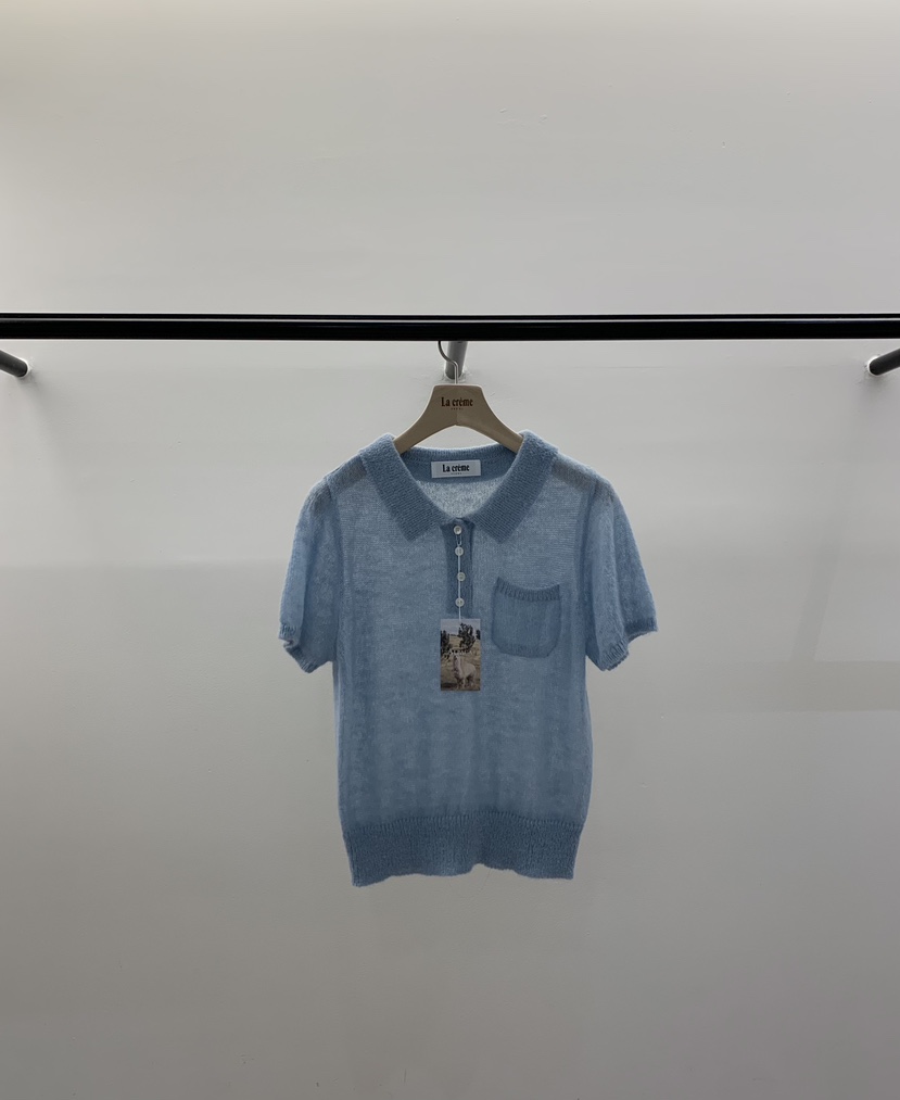 LA CREME東大門代購女裝新款26春夏職業休閑人氣針織衫羊駝LA CREME針織衫圖色4