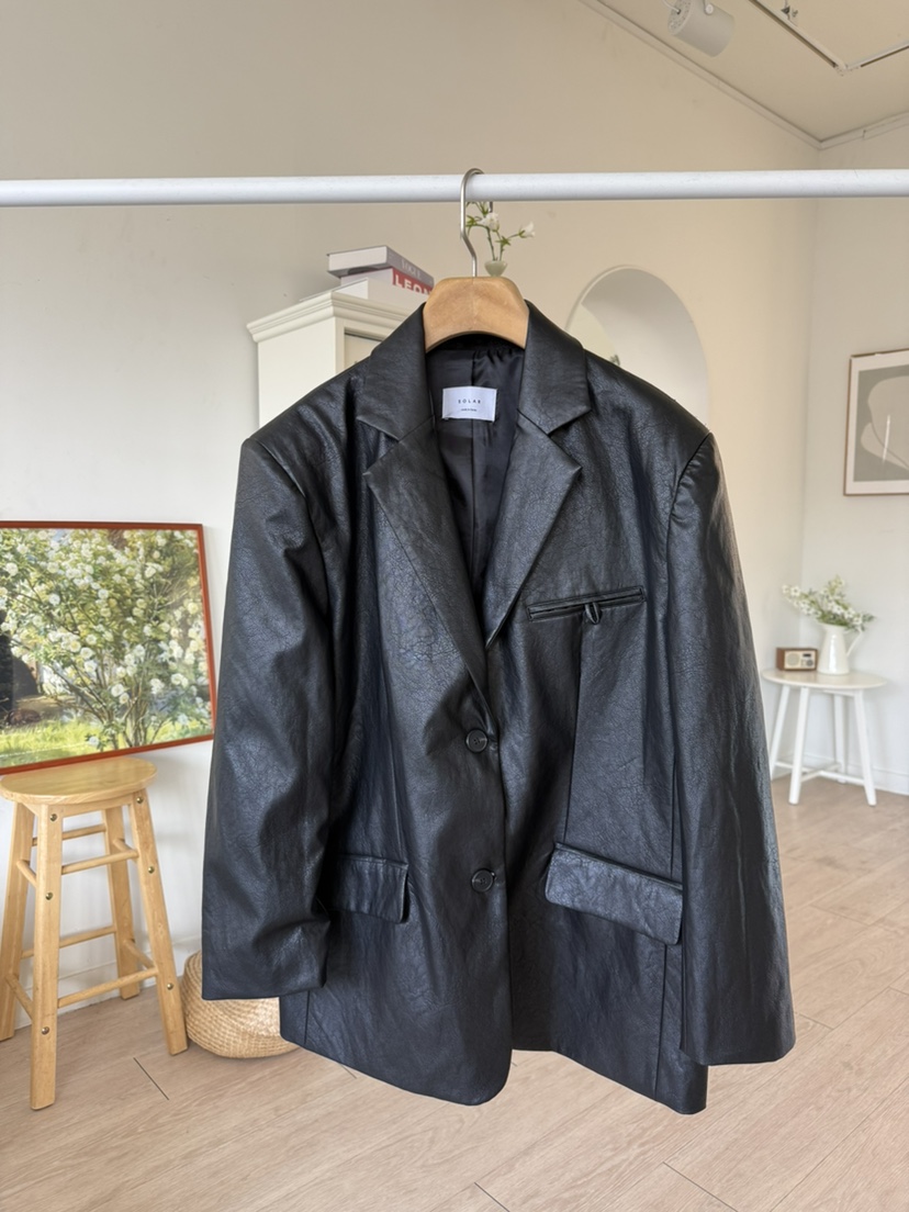 SOLAR東大門實拍女裝新品熱賣休閑時尚職業人氣真品推薦夾克SOLAR夾克圖色2