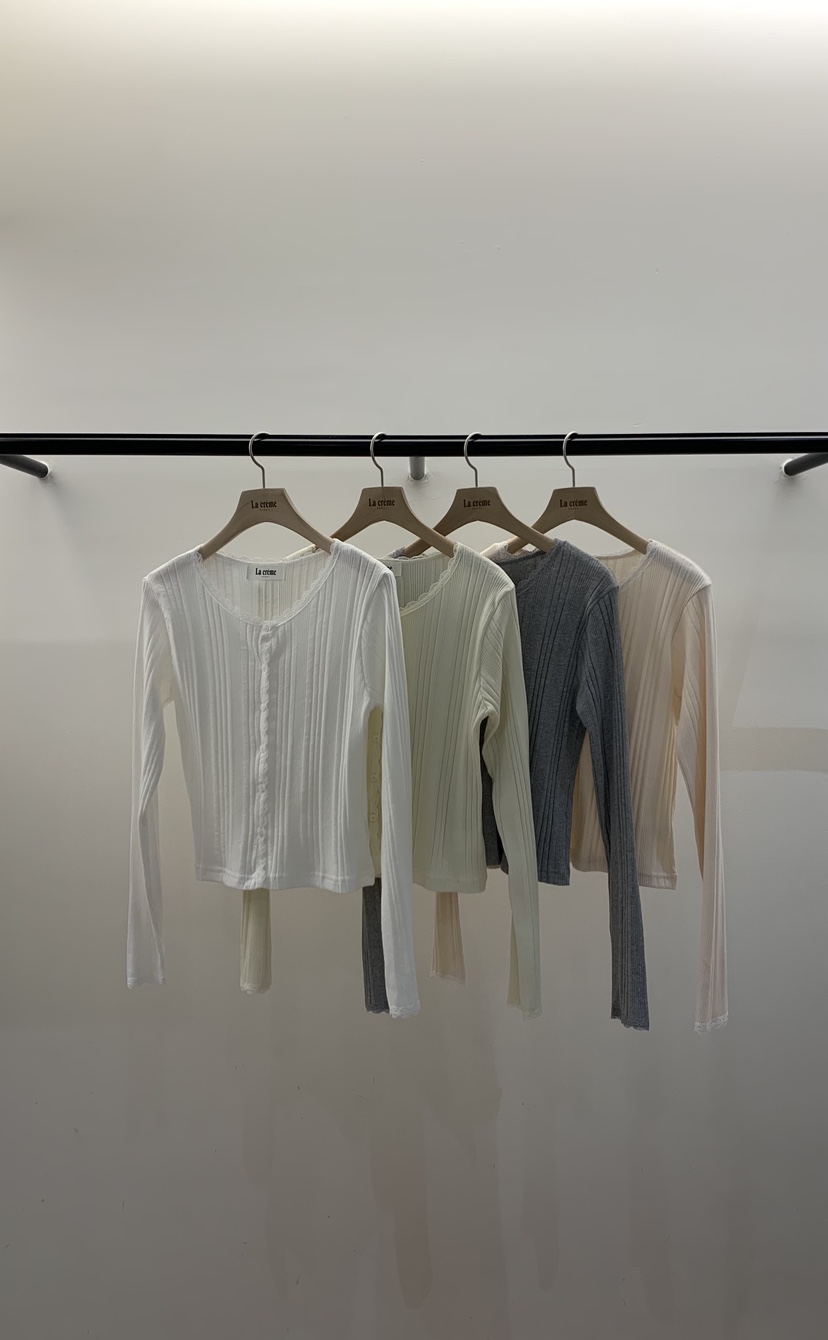 LA CREME韓國直郵女裝新款時尚真品人氣熱賣職業推薦針織衫LA CREME針織衫