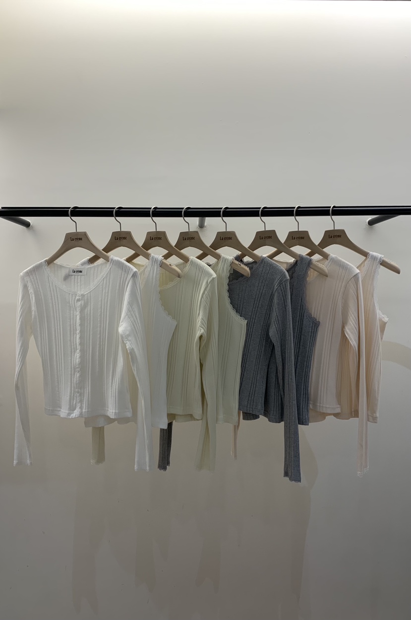 LA CREME韓國直郵女裝新款時尚真品人氣熱賣職業推薦針織衫LA CREME針織衫