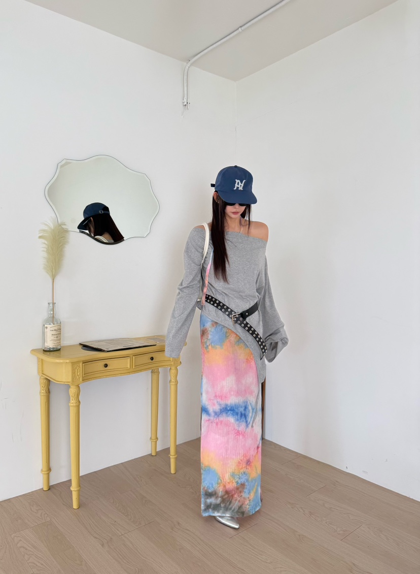 DENVER韓國代購女裝新品熱賣26春夏人氣推薦長袖T恤不含腰帶DENVER長袖T恤