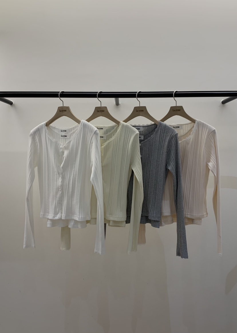 LA CREME韓國直郵女士新款熱賣職業休閑真品套裝套裝蕾絲LA CREME套裝