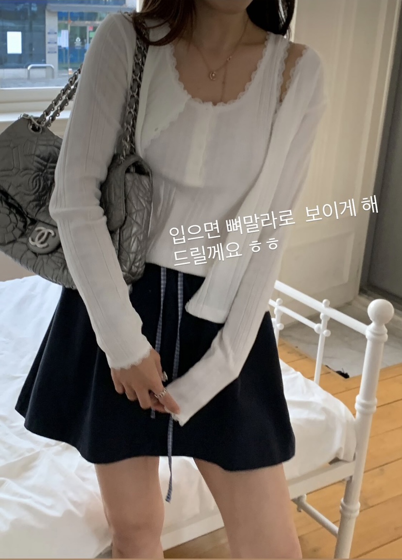 LA CREME韓國直郵女士新款熱賣職業休閑真品套裝套裝蕾絲LA CREME套裝