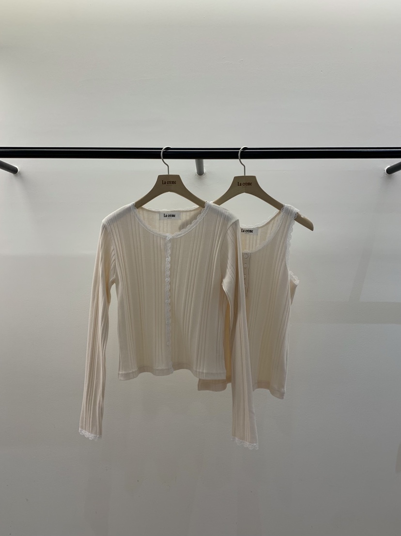 LA CREME韓國直郵女士新款熱賣職業休閑真品套裝套裝蕾絲LA CREME套裝圖色4