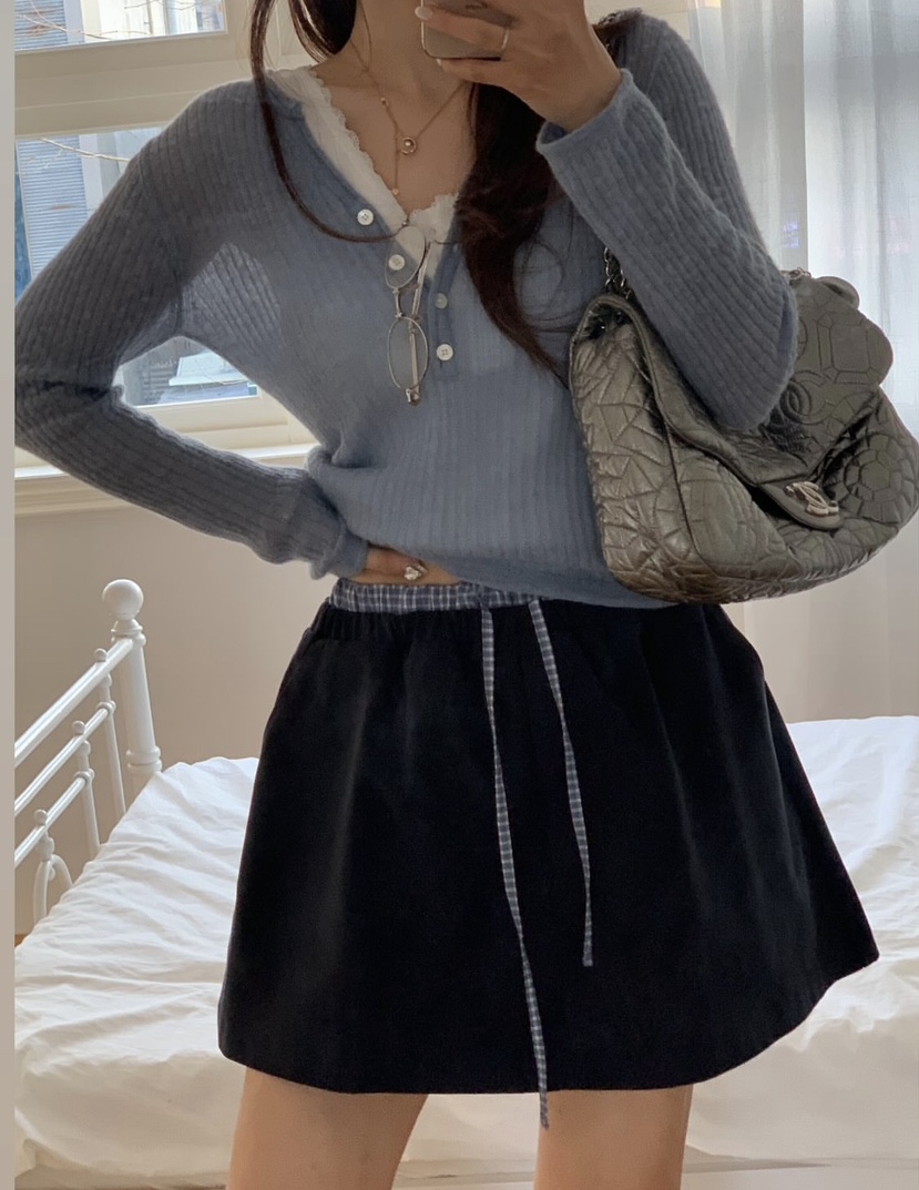 LA CREME東大門直郵女士新款職業真品推薦時尚針織衫羊駝LA CREME針織衫