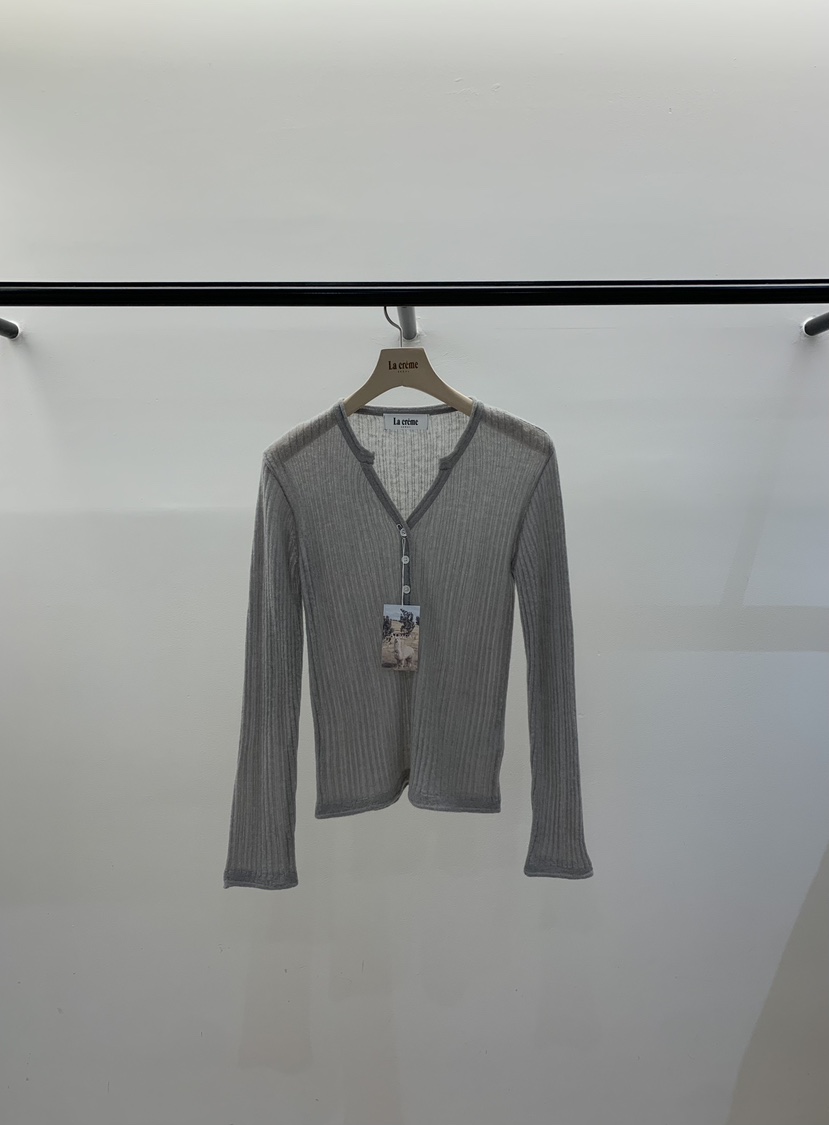 LA CREME東大門直郵女士新款職業真品推薦時尚針織衫羊駝LA CREME針織衫圖色3