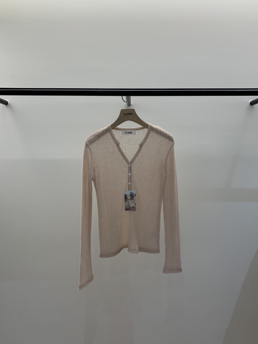 LA CREME東大門直郵女士新款職業真品推薦時尚針織衫羊駝LA CREME針織衫圖色4