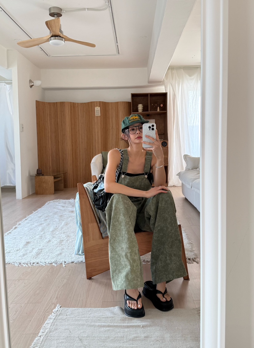 DENVER東大門代購女裝新品熱賣人氣26春夏職業推薦背帶褲DENVER背帶褲