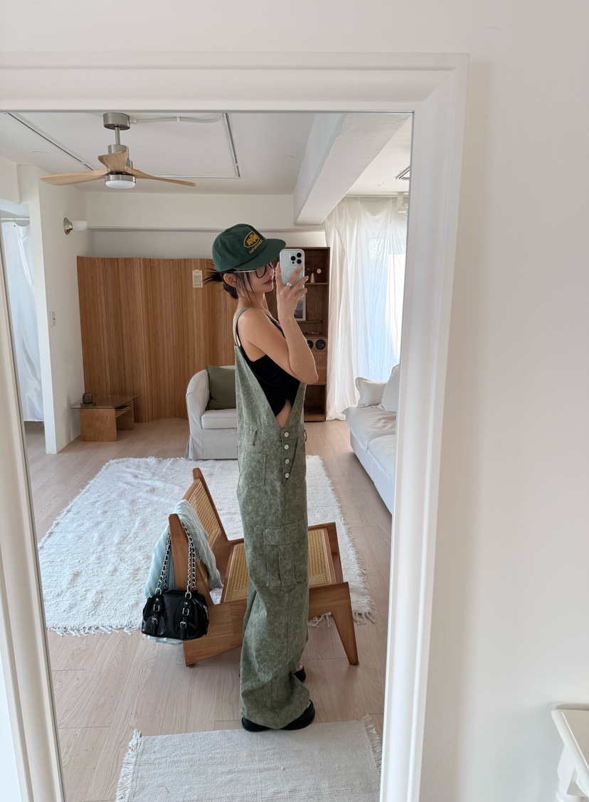 DENVER東大門代購女裝新品熱賣人氣26春夏職業推薦背帶褲DENVER背帶褲